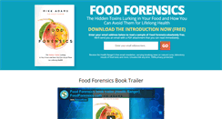 Desktop Screenshot of foodforensics.com